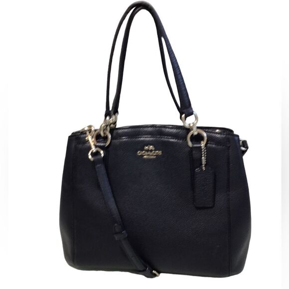 Coach Blue Minnetta Handbag Crossbody Satchel - Picture 1 of 15